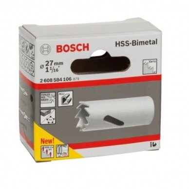 Gręžimo karūna Bosch HSS-Bimet, 27mm, 2608584106 1 Gręžimo karūna Bosch HSS-Bimet, 27mm, 2608584106 1