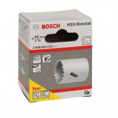 Gręžimo karūna Bosch HSS-Bimet, 41mm, 2608584113 1 Gręžimo karūna Bosch HSS-Bimet, 41mm, 2608584113 1
