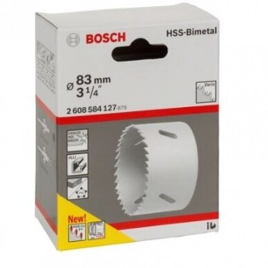 Gręžimo karūna Bosch HSS-Bimet, 83mm, 2608584127 1 Gręžimo karūna Bosch HSS-Bimet, 83mm, 2608584127 1