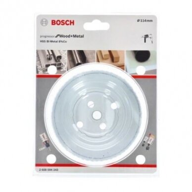 Gręžimo karūna Bosch Progressor for Wood and Metal, 114mm, 2608594243 1 Gręžimo karūna Bosch Progressor for Wood and Metal, 114mm, 2608594243 1