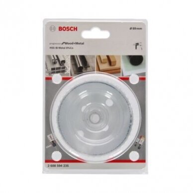 Gręžimo karūna Bosch Progressor for Wood and Metal, 89mm, 2608594235 2 Gręžimo karūna Bosch Progressor for Wood and Metal, 89mm, 2608594235 2
