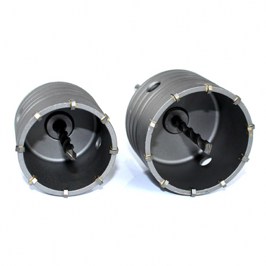 Gręžimo karūnų rinkinys, 65, 80 mm, SDS plus, 2 vnt 1 Gręžimo karūnų rinkinys, 65, 80 mm, SDS plus, 2 vnt 1