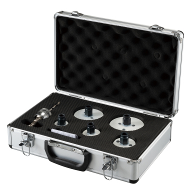 Gręžimo karūnų rinkinys elektrikams Makita E-15805 EZYCHANGE, BIM, 7 vnt. Gręžimo karūnų rinkinys elektrikams Makita E-15805 EZYCHANGE, BIM, 7 vnt.