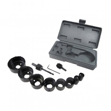 Gręžimo karūnų rinkinys medžiui Vorel 22570, 19-64 mm, 11 vnt. Gręžimo karūnų rinkinys medžiui Vorel 22570, 19-64 mm, 11 vnt.