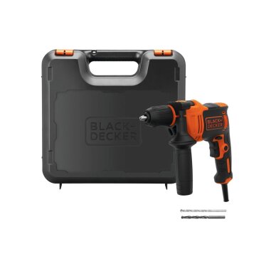 Gręžtuvas 550 W rinkinys, BEH550K-QS, Black&Decker