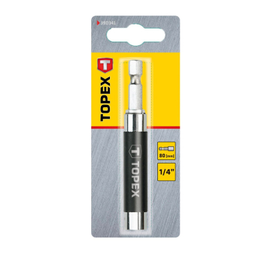 Griebtuvas antgaliams su kreipiančiąja 1/4", 80mm 1