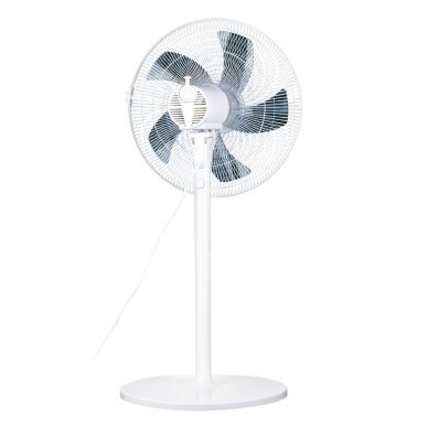 Grindų ventiliatorius 50 W, 40 cm skersmens, 3 greičiai, osciliacinis, baltas 4