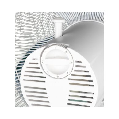 Grindų ventiliatorius 50 W, 40 cm skersmens, 3 greičiai, osciliacinis, baltas 6 Grindų ventiliatorius 50 W, 40 cm skersmens, 3 greičiai, osciliacinis, baltas 6