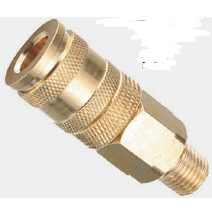 Greita jungtis | lizdas išorinis | fiksuojamas žiedas | 1/4" (D2-M)