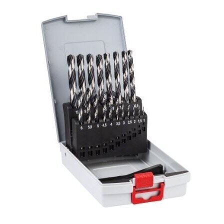 Grąžtų komplektas metalui Bosch PointTeQ, 1-10 mm, 19 vnt., 2608577351 Grąžtų komplektas metalui Bosch PointTeQ, 1-10 mm, 19 vnt., 2608577351