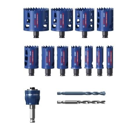 Gręžimo karūnėlių komplektas Bosch, 14-dalių, 2608900448 Gręžimo karūnėlių komplektas Bosch, 14-dalių, 2608900448