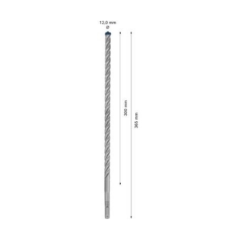 Grąžtas betonui Bosch SDS-plus, 12x300x365mm, 1 vnt. 2608900112 2 Grąžtas betonui Bosch SDS-plus, 12x300x365mm, 1 vnt. 2608900112 2