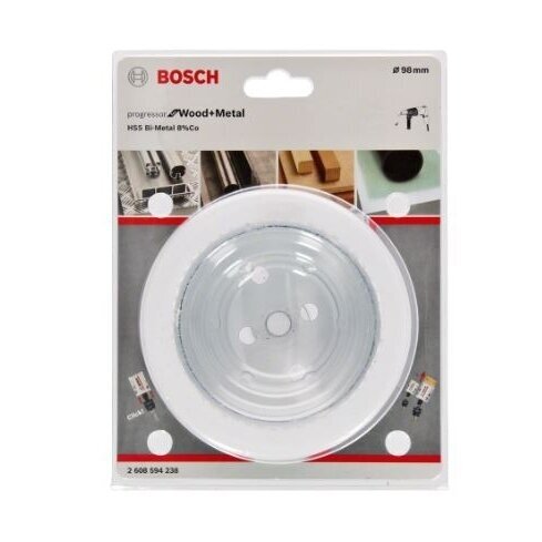 Gręžimo karūna Bosch Progressor for Wood and Metal, 98mm, 2608594238 1 Gręžimo karūna Bosch Progressor for Wood and Metal, 98mm, 2608594238 1