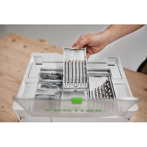Grąžtų rinkinys kasetėje Festool BKS SYS3 D4-10 CE/S (577397) 3 Grąžtų rinkinys kasetėje Festool BKS SYS3 D4-10 CE/S (577397) 3