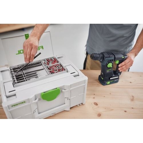 Grąžtų rinkinys kasetėje Festool BKS SYS3 D5-12 SDS (577398) 1