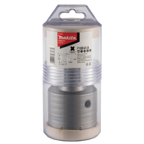 Gręžimų karūnų rinkinys Makita D-74027, ø82 SDS PLUS 2