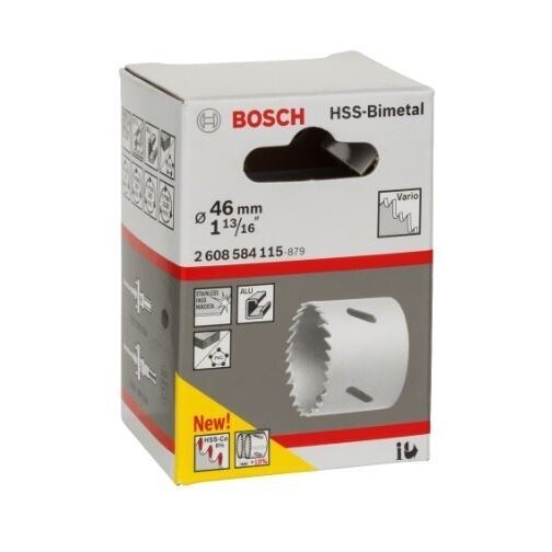 Gręžimo karūna Bosch HSS-Bimet, 46mm, 2608584115 1 Gręžimo karūna Bosch HSS-Bimet, 46mm, 2608584115 1