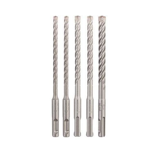 Grąžtų komplektas Bosch SDS plus-5X, 5 vnt., 6/6/8/8/10 mm, 2608833911 Grąžtų komplektas Bosch SDS plus-5X, 5 vnt., 6/6/8/8/10 mm, 2608833911