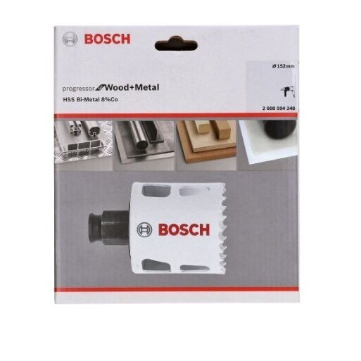 Gręžimo karūna Bosch Progressor for Wood and Metal, 152mm, 2608594248 1