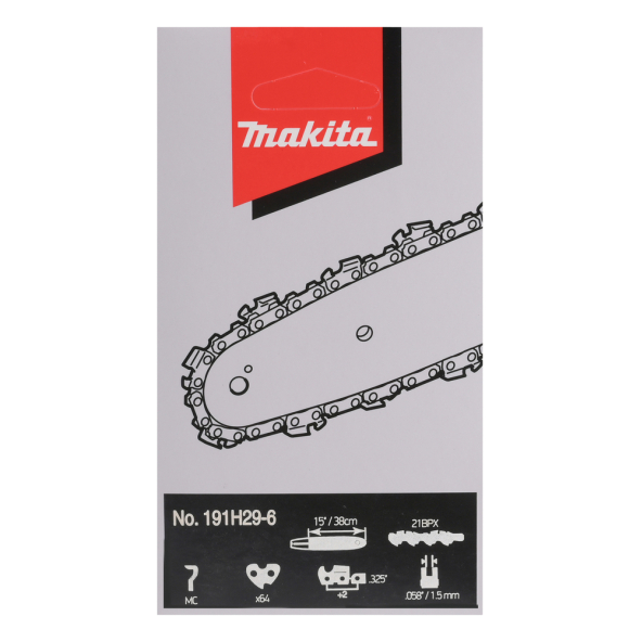 Grandinė Makita 191H29-6, SC 38cm/15", 0,325", 1,5mm, 64H 1 Grandinė Makita 191H29-6, SC 38cm/15", 0,325", 1,5mm, 64H 1