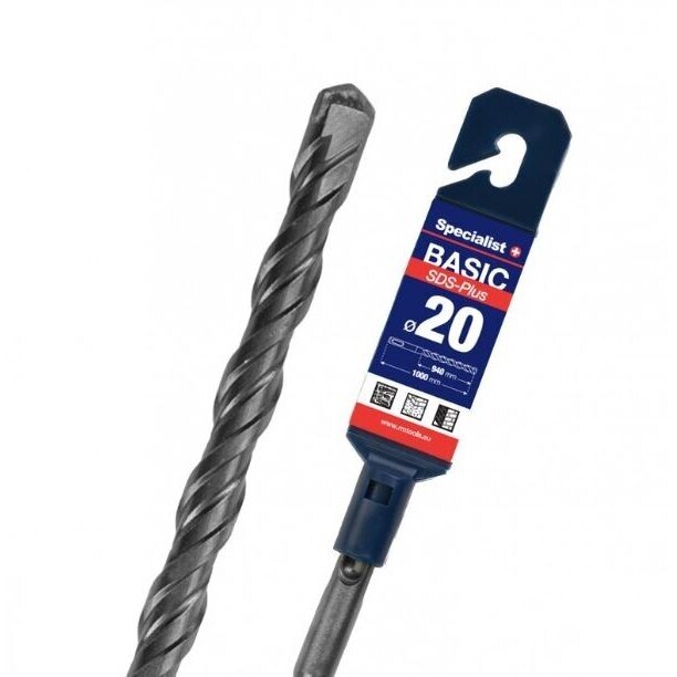 Grąžtas SDS+ BASIC 20 x 940/1000 mm Grąžtas SDS+ BASIC 20 x 940/1000 mm