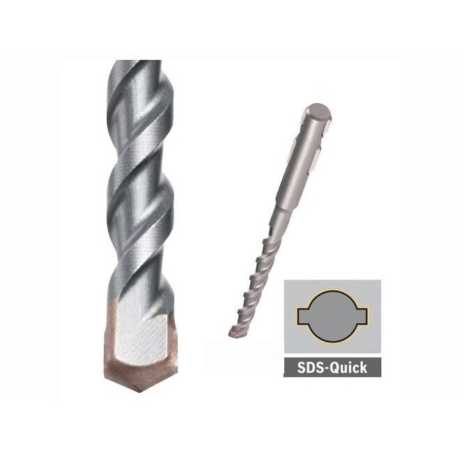 Grąžtas betonui Bosch, 10x120 mm, SDS-Quick, 2609256907 1 Grąžtas betonui Bosch, 10x120 mm, SDS-Quick, 2609256907 1