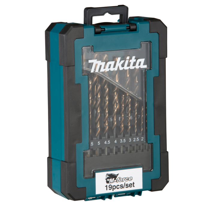 Grąžtų komplektas Makita D-67583, M-Force 19 vnt. (1-10mm) 3 Grąžtų komplektas Makita D-67583, M-Force 19 vnt. (1-10mm) 3