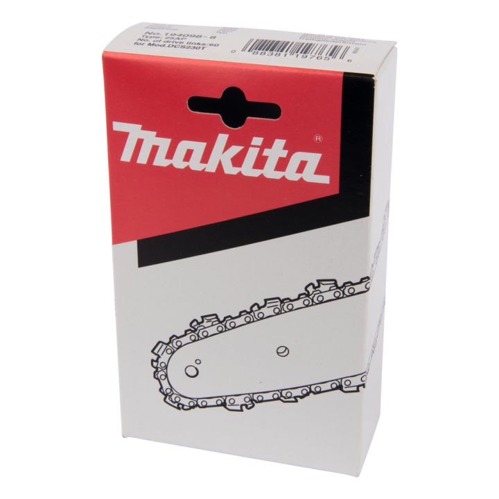 Grandinė pjūklui Makita 194098-8, MC 25AP 25cm/10", 1/4",1.3mm, 60H, DUC254C 2 Grandinė pjūklui Makita 194098-8, MC 25AP 25cm/10", 1/4",1.3mm, 60H, DUC254C 2