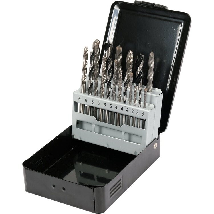 Grąžtų rinkinys | universalūs Yato YT-43490, HSS 6542, 18 vnt.