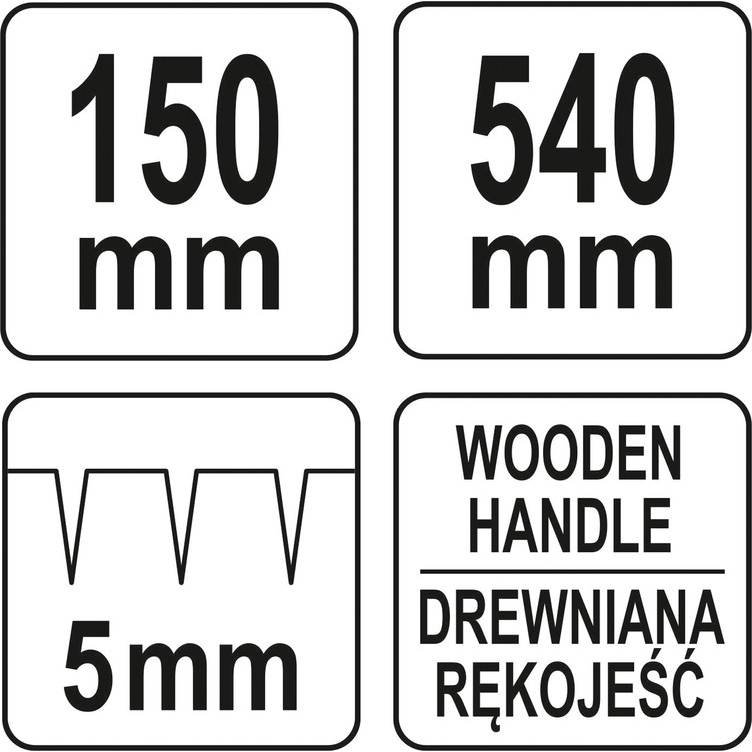 Volas tapetų perforavimui Vorel, 540 mm 3 Volas tapetų perforavimui Vorel, 540 mm 3