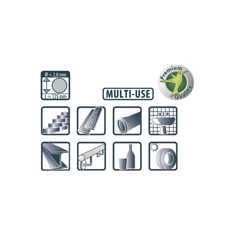 Grafitinės šerdys PICA 4040 2,8mm, 8vnt. 2