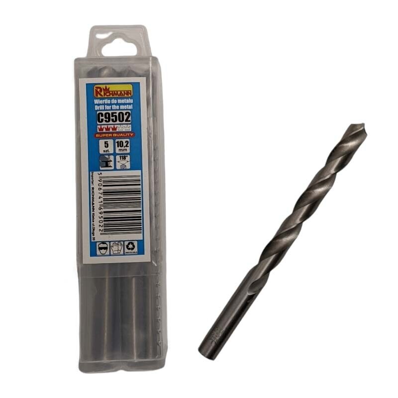 Grąžtas metalui „Richmann“ 10,2 mm 1 Grąžtas metalui „Richmann“ 10,2 mm 1