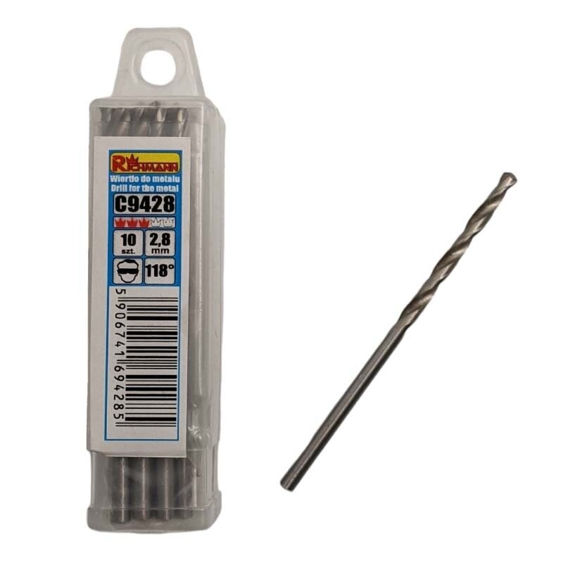 Grąžtas metalui „Richmann“ 2,8 mm 1 Grąžtas metalui „Richmann“ 2,8 mm 1
