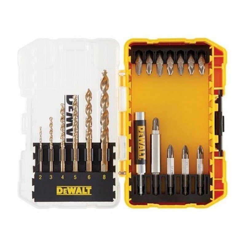 Grąžtų ir sukimo antgalių rinkinys DeWalt DT70711-QZ, 19vnt. Grąžtų ir sukimo antgalių rinkinys DeWalt DT70711-QZ, 19vnt.