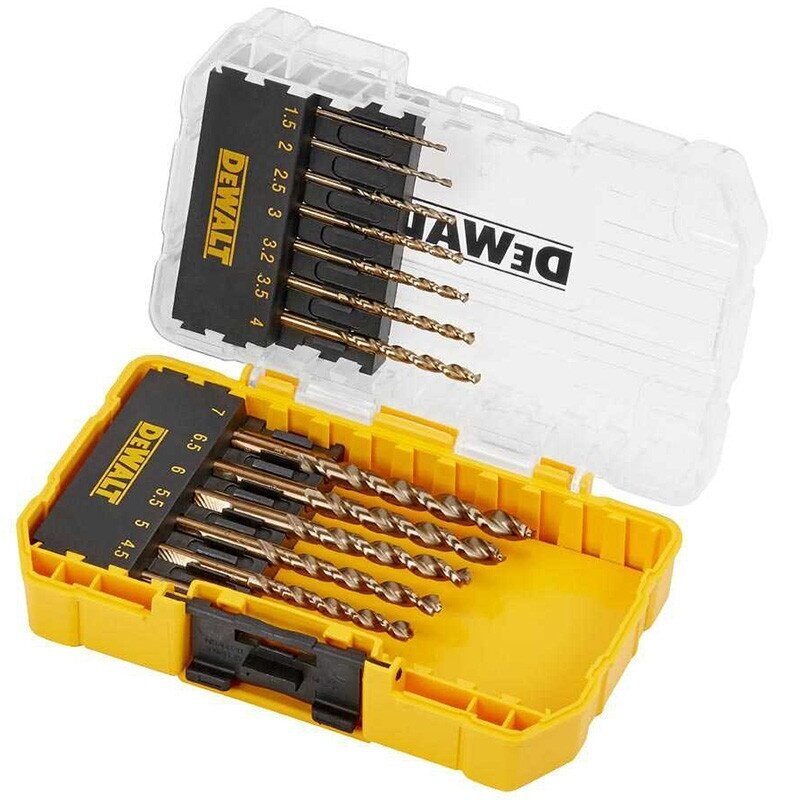 Grąžtų komplektas metalui DeWalt Extreme DT70710-QZ, 1,5-7mm, 13vnt. Grąžtų komplektas metalui DeWalt Extreme DT70710-QZ, 1,5-7mm, 13vnt.