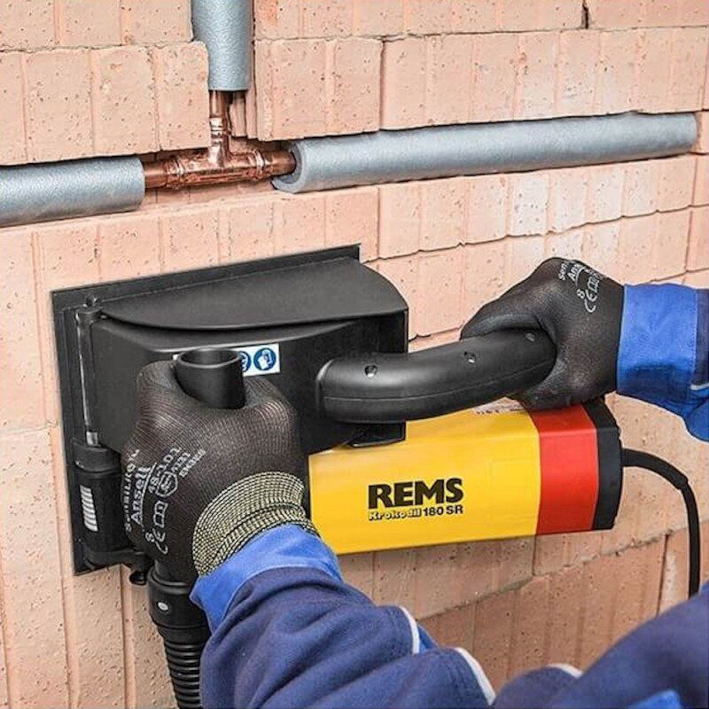 Griovelių freza REMS Krokodil 180 SR L-Boxx su priedais 2