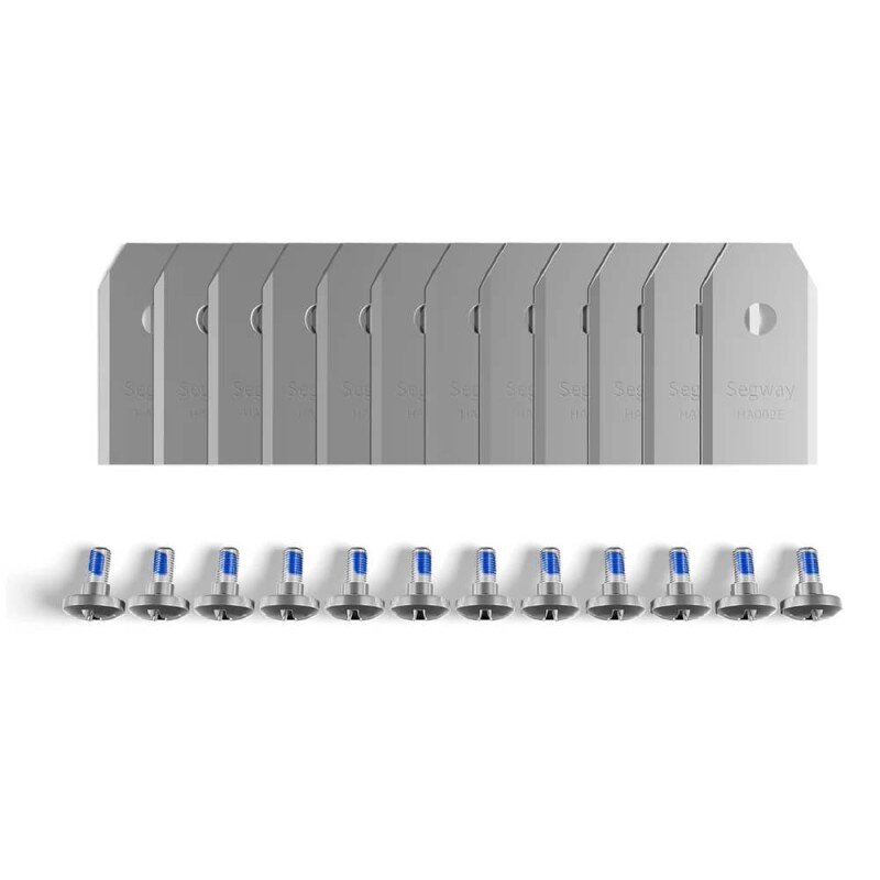 Grūdinto plieno peiliukai vejos robotui SEGWAY Navimow, 12 vnt. 1 Grūdinto plieno peiliukai vejos robotui SEGWAY Navimow, 12 vnt. 1