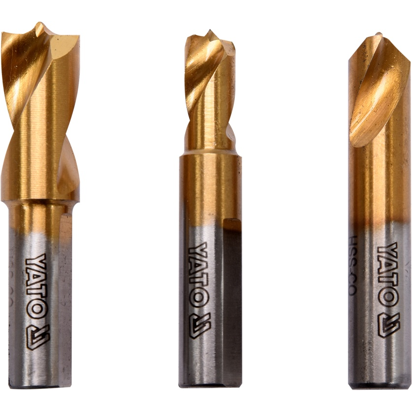 Grąžtai kontaktiniams taškams nugręžti Yato YT-28921,3 vnt. 2 Grąžtai kontaktiniams taškams nugręžti Yato YT-28921,3 vnt. 2