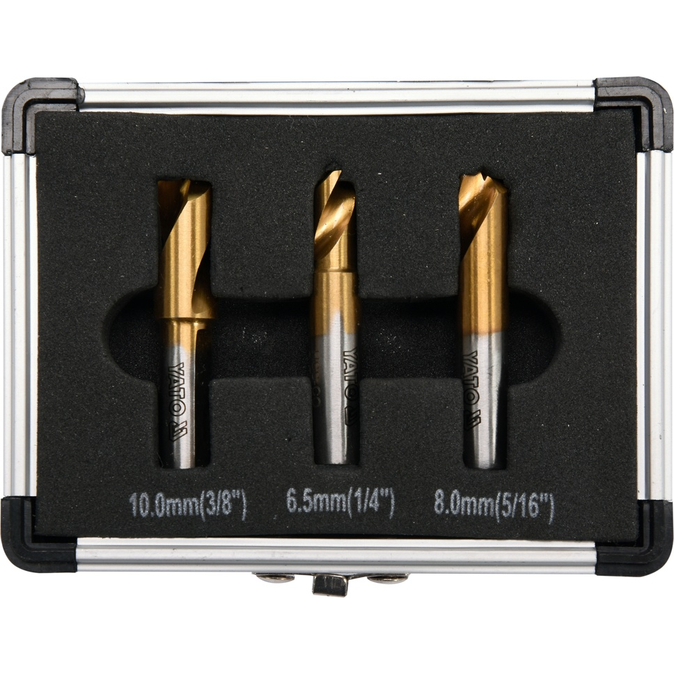 Grąžtai kontaktiniams taškams nugręžti Yato YT-28921,3 vnt. 1