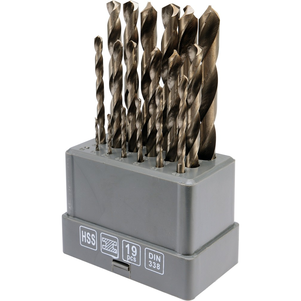 Grąžtų metalui rinkinys Sthor 21999, 1-10 mm, 19 vnt. Grąžtų metalui rinkinys Sthor 21999, 1-10 mm, 19 vnt.