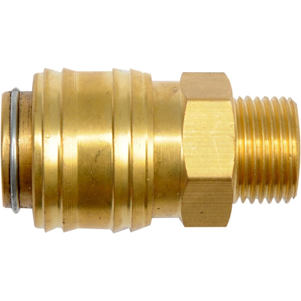 Greita jungtis žalvarinė - lizdas, (3/8 " išorinis sriegis) (YT-24095)