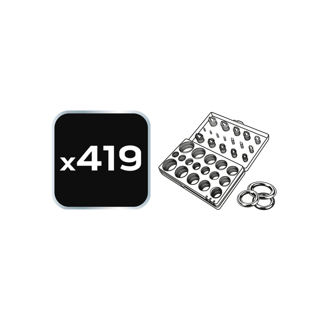 Guminiai žiedai, 419 vnt. 7 Guminiai žiedai, 419 vnt. 7