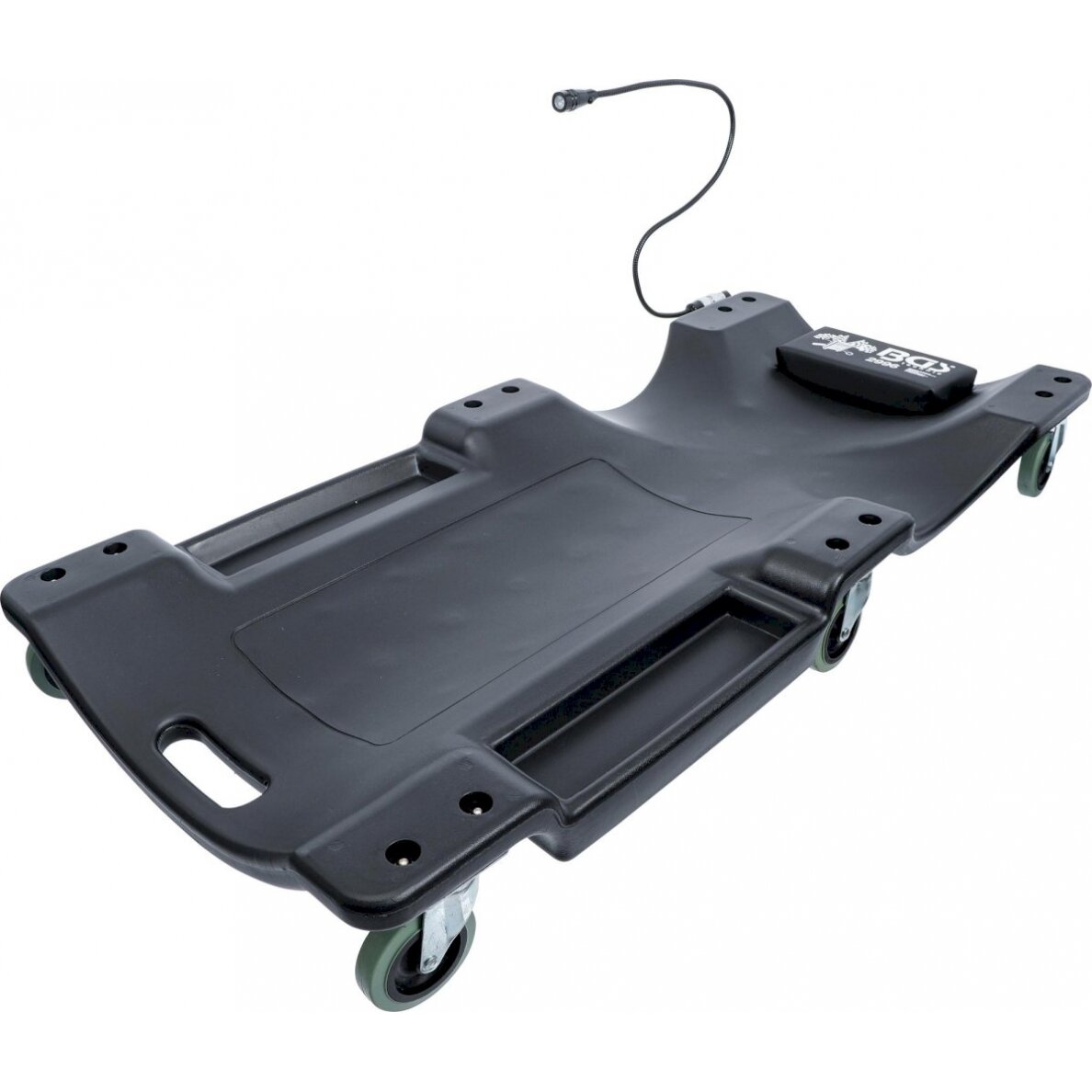 Gultas ant ratukų | su darbo žibintu | 1030 x 500 mm (2996) Gultas ant ratukų | su darbo žibintu | 1030 x 500 mm (2996)