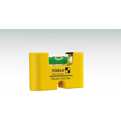 Gulsčiukas Pocket Electric su diržo segtuku, Stabila Gulsčiukas Pocket Electric su diržo segtuku, Stabila