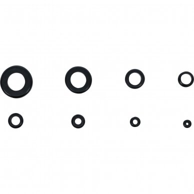 Guminių įvorių asortimentas | metrinės | 180 vnt. (8125) 1 Guminių įvorių asortimentas | metrinės | 180 vnt. (8125) 1