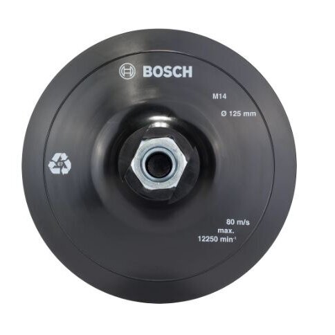 Guminis šlifavimo diskas Bosch, D 125mm, 2608601077 Guminis šlifavimo diskas Bosch, D 125mm, 2608601077