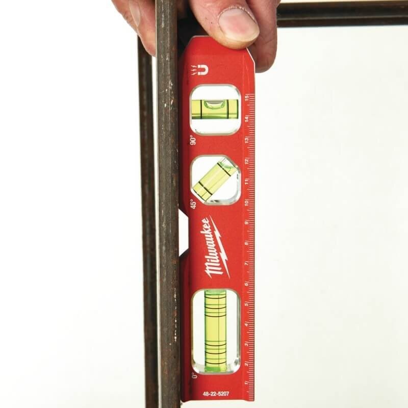 Gulsčiukas su magnetu MILWAUKEE Billet Torpedo 17cm 5 Gulsčiukas su magnetu MILWAUKEE Billet Torpedo 17cm 5