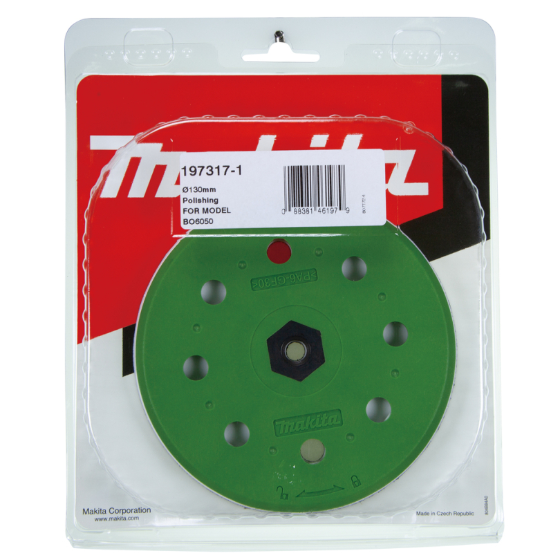Guminis padas poliravimui Makita 197317-1, BO6050 1 Guminis padas poliravimui Makita 197317-1, BO6050 1