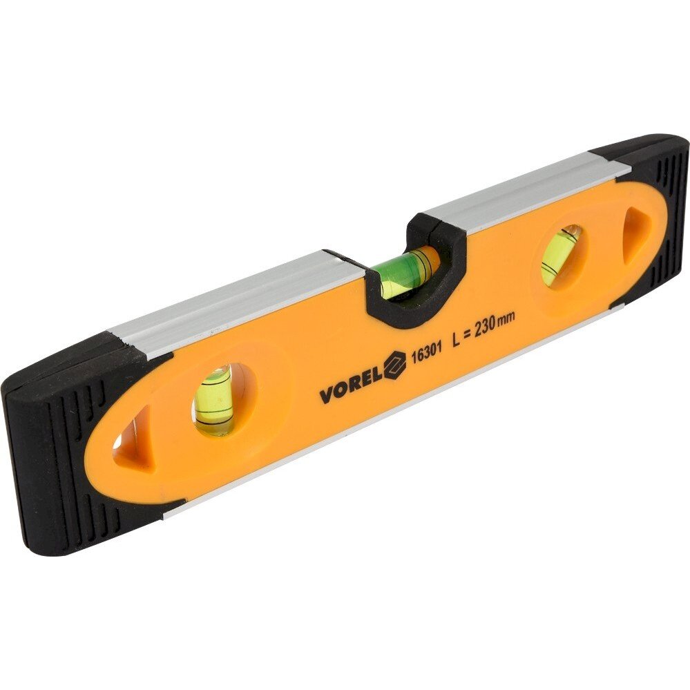 Gulsčiukas torpedo | 3 akutės | magnetinis | gumuotas | 230 mm (16301) Gulsčiukas torpedo | 3 akutės | magnetinis | gumuotas | 230 mm (16301)