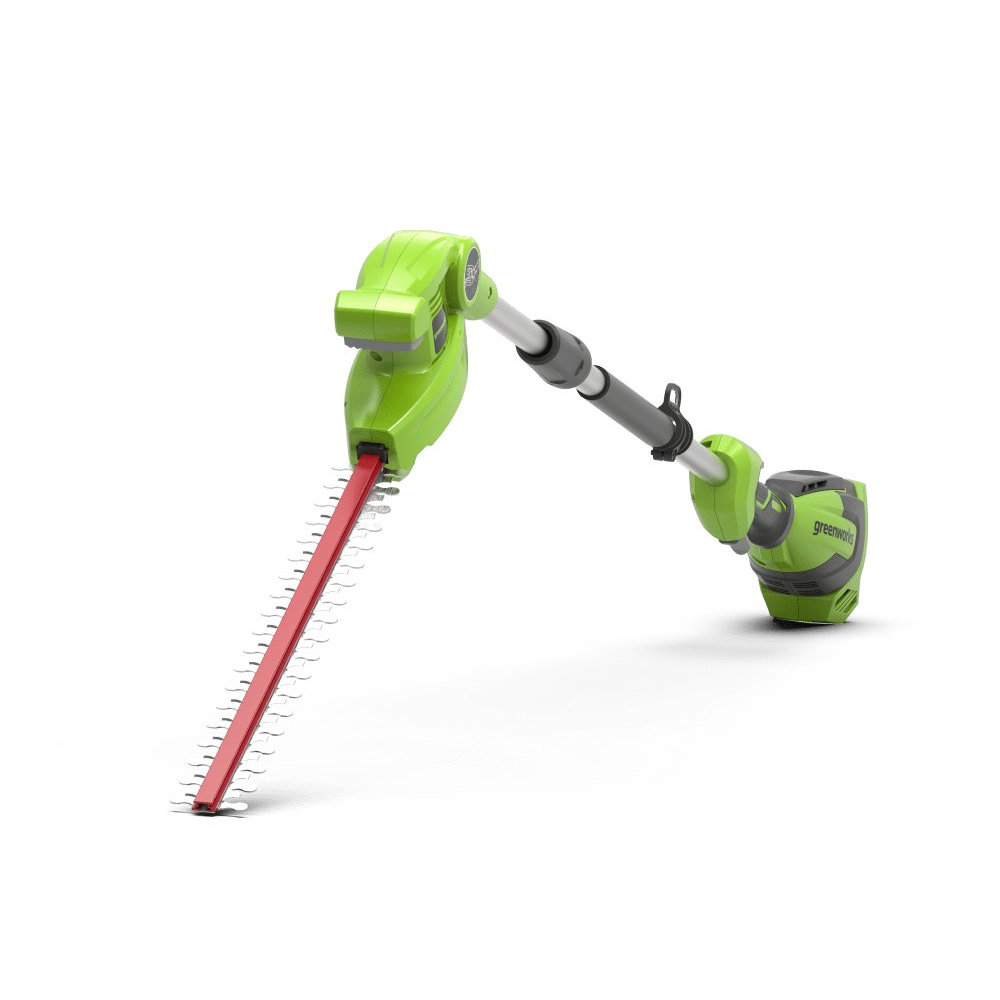 Akumuliatorinis gyvatvorių genėtuvas Greenworks G40PHA, 40 V, (tik įrankis) Akumuliatorinis gyvatvorių genėtuvas Greenworks G40PHA, 40 V, (tik įrankis)